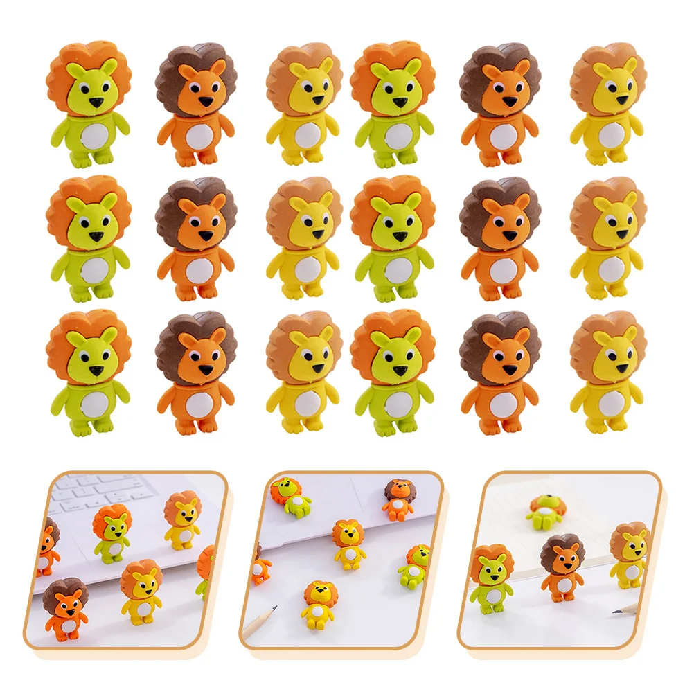 18 Pcs Eraser School Supplies Kawaii Erasers Toy Adorable Lion Cartoon Animals Tpr Students Gifts
18 Pcs Eraser School Supplies Kawaii Erasers Toy Adorable Lion Cartoon Animals Tpr Students Gifts