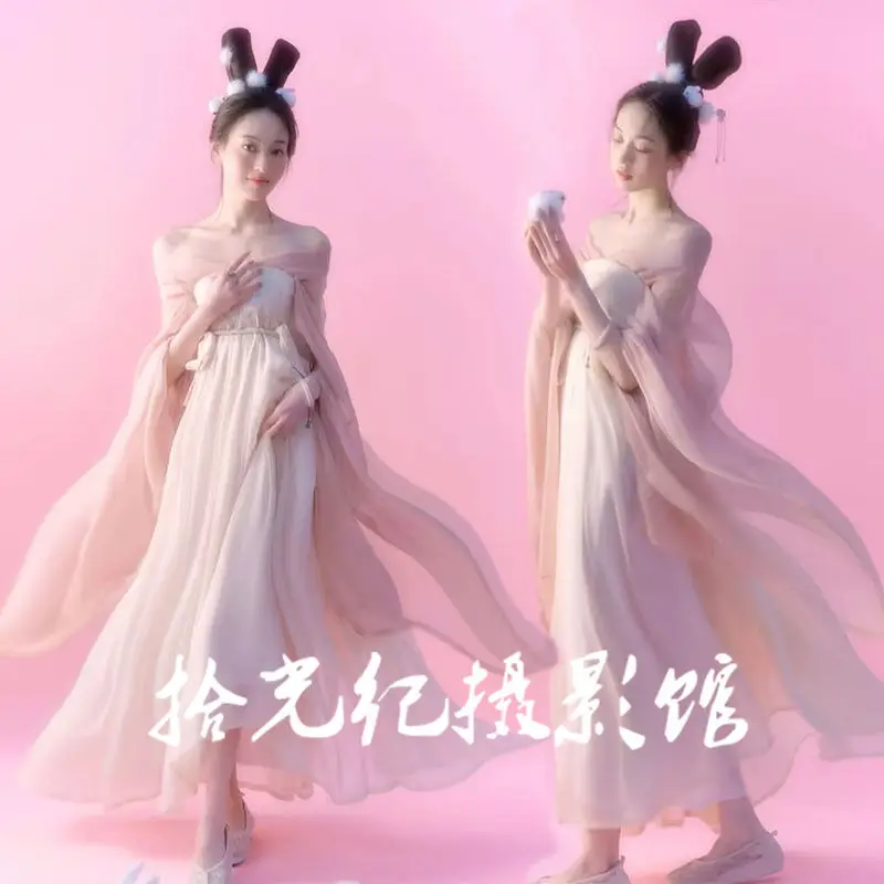 2024 New Chinese Costume Hanfu Antique Hanfu Jade Rabbit Fairy Clothing Beautiful Retro Girl Improved Photography Ancient Style
2024 New Chinese Costume Hanfu Antique Hanfu Jade Rabbit Fairy Clothing Beautiful Retro Girl Improved Photography Ancient Style