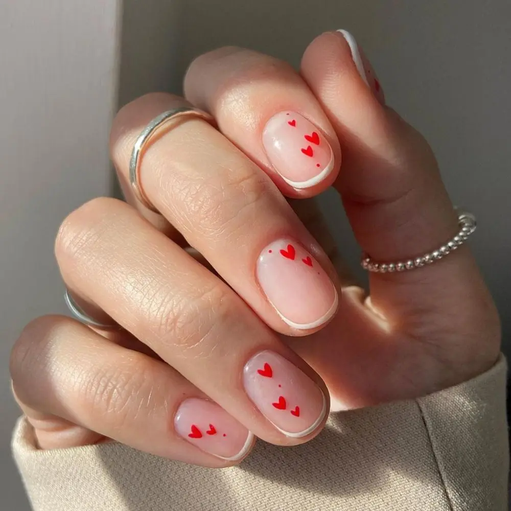 Round Head Valentine's Day Fake Nails Detachable Full Cover Wearable Manicure Press on Nails Nail Tips Women
Round Head Valentine's Day Fake Nails Detachable Full Cover Wearable Manicure Press on Nails Nail Tips Women