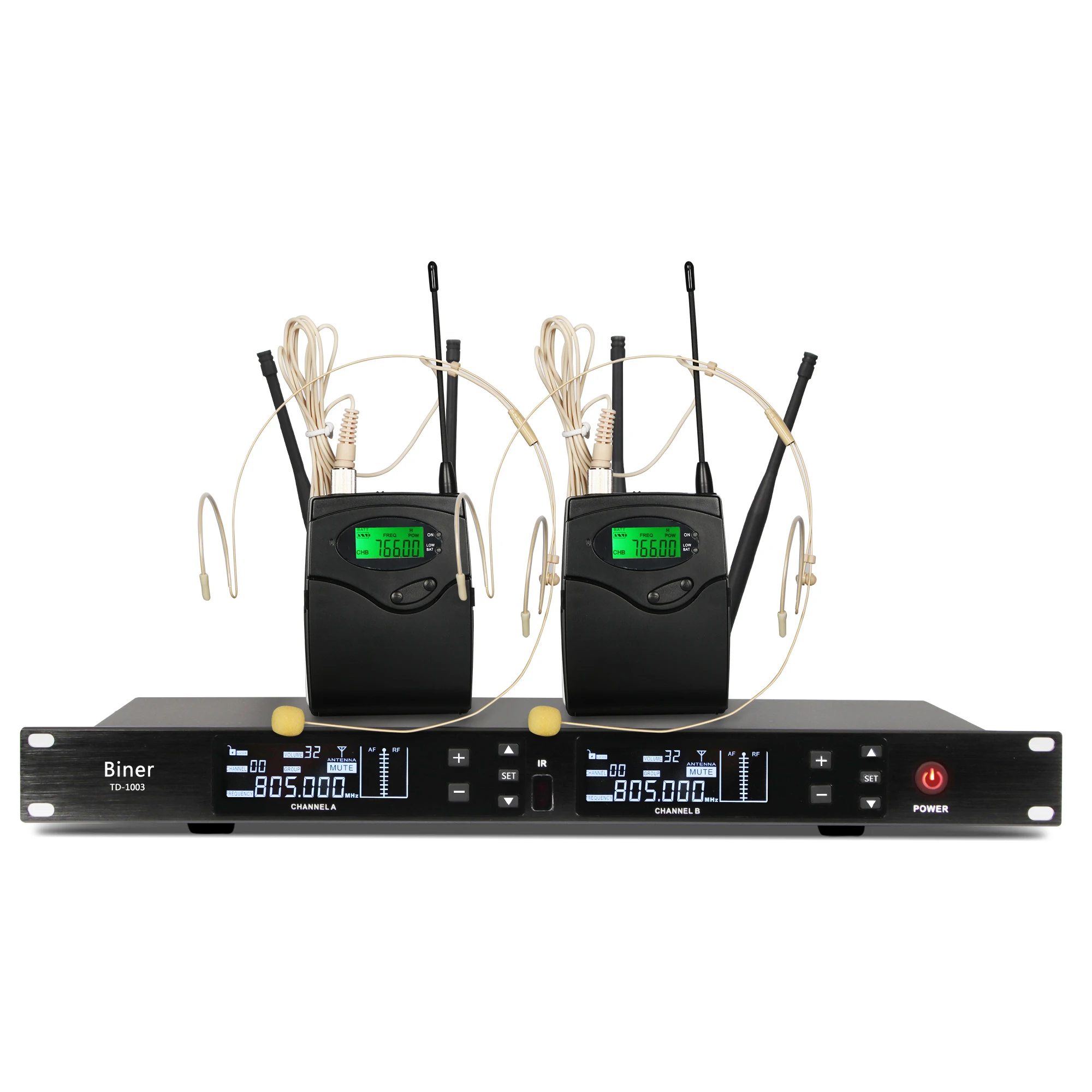 Depusheng DR80 UHF Concert Performance Conference 2 channel Wireless Microphone
Depusheng DR80 UHF Concert Performance Conference 2 channel Wireless Microphone
