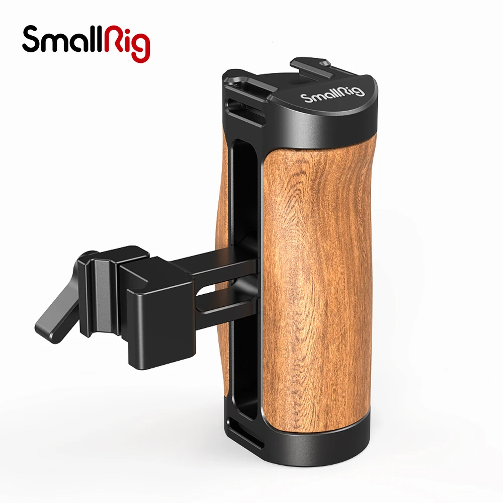 SmallRig Universal DSLR Camera Cage Side Handle for Sony/Canon/Nikon Camera Wooden Mini Handgrip 1/4 Screws Cold Shoe 2913 /2914
SmallRig Universal DSLR Camera Cage Side Handle for Sony/Canon/Nikon Camera Wooden Mini Handgrip 1/4 Screws Cold Shoe 2913 /2914
