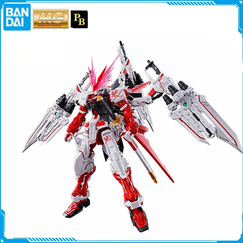 

In Stock Bandai MG PB 1/100 MBF-P02 Gundam Astray Red Dragon Original Anime Figure Model Toy Action Collection Assembly Doll Pvc