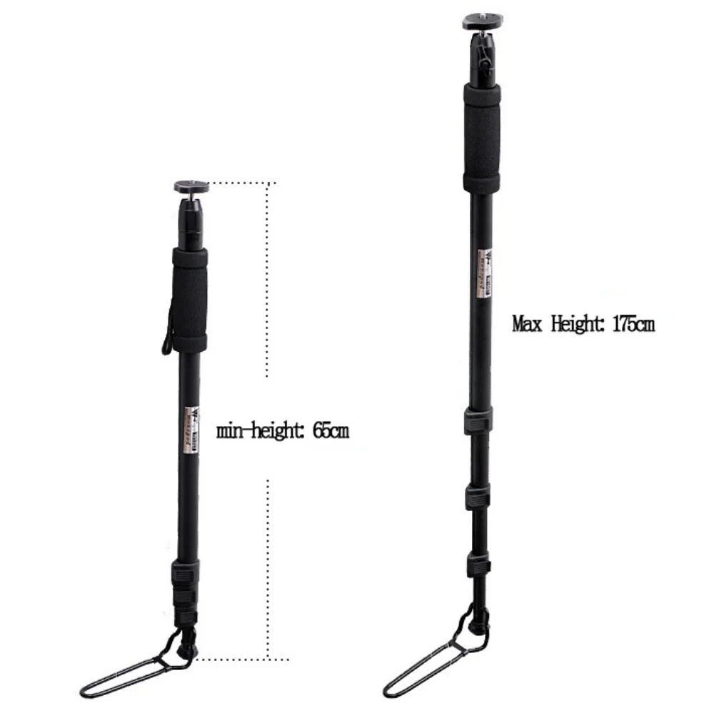 Aluminium Metal Pro Monopod with Ball Head for Video Photo Camera Travel Mountaineering Tripod Weifeng WF-1007
Aluminium Metal Pro Monopod with Ball Head for Video Photo Camera Travel Mountaineering Tripod Weifeng WF-1007