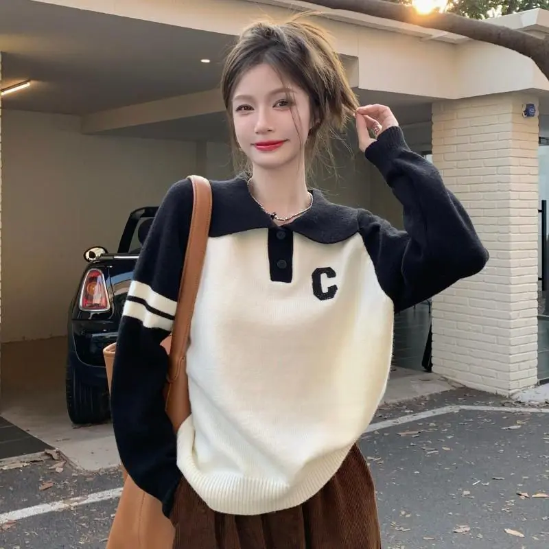 2022 New Autumn Women's Sweater Retro Letterblock Loose Pullover Long Sleeve Top Free Shipping
2022 New Autumn Women's Sweater Retro Letterblock Loose Pullover Long Sleeve Top Free Shipping