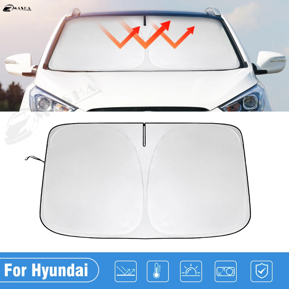 Car Windshield Sun Shade Covers For Hyundai IX35 2016-2019 2020 2021 Visors Auto Front Window Sunshade Parasol Coche Accessories
Car Windshield Sun Shade Covers For Hyundai IX35 2016-2019 2020 2021 Visors Auto Front Window Sunshade Parasol Coche Accessories