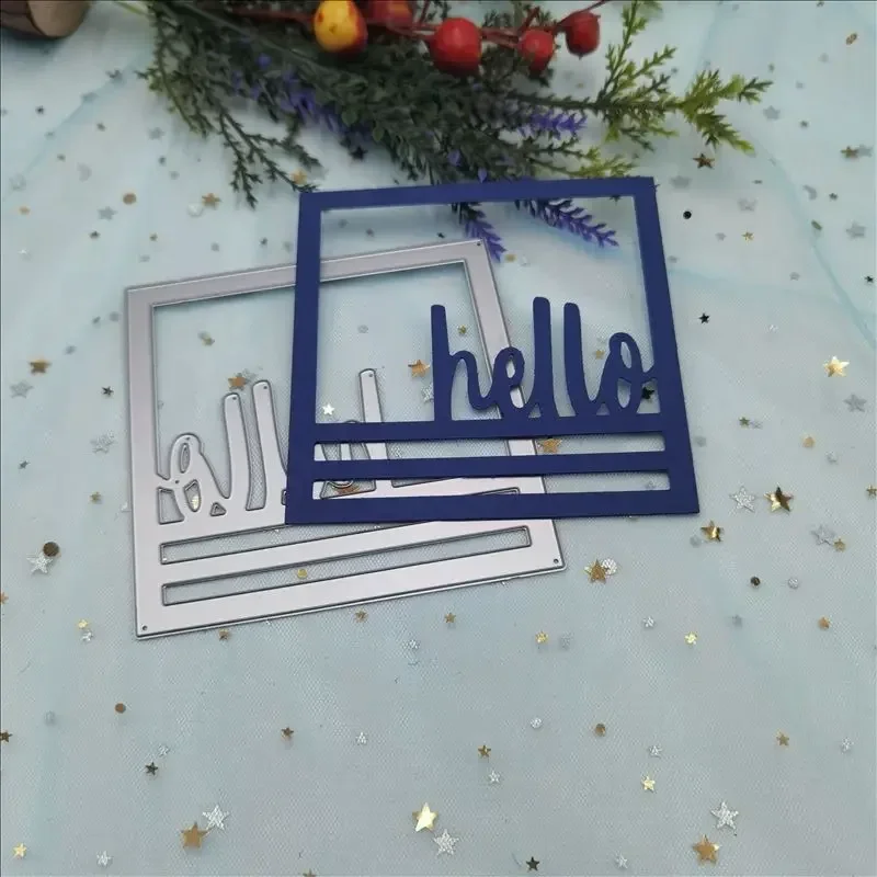 Форма для ножа для скрапбукинга «сделай сам» Hello bezelCutting, лезвие для тиснения из углеродистой стали, форма для скрапбукинга
Форма для ножа для скрапбукинга «сделай сам» Hello bezelCutting, лезвие для тиснения из углеродистой стали, форма для скрапбукинга