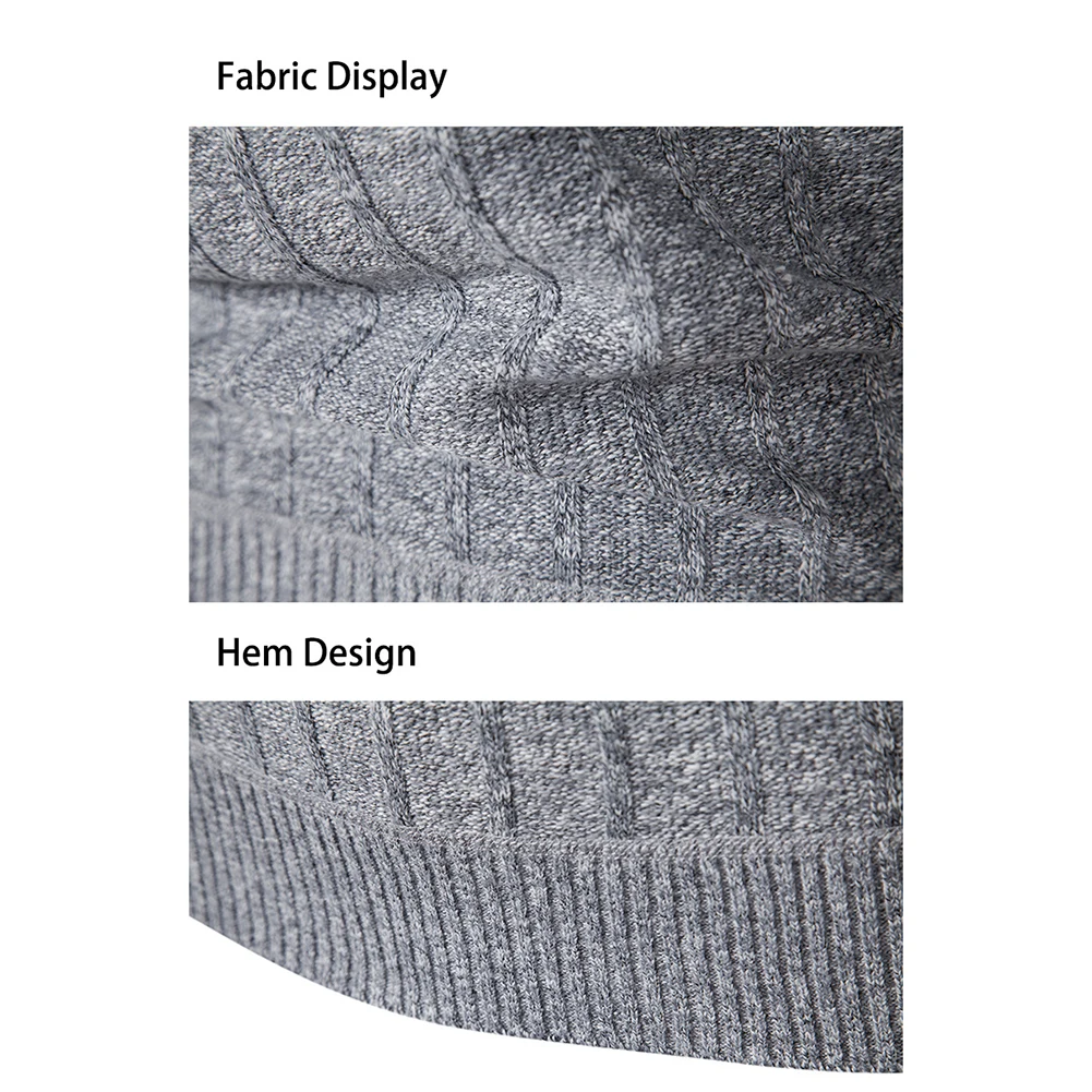 Brand New Sweater Mens Fleece Knitwear Pullovers Solid Color Business Casual Stand Collar Striped Texture Warm
Brand New Sweater Mens Fleece Knitwear Pullovers Solid Color Business Casual Stand Collar Striped Texture Warm