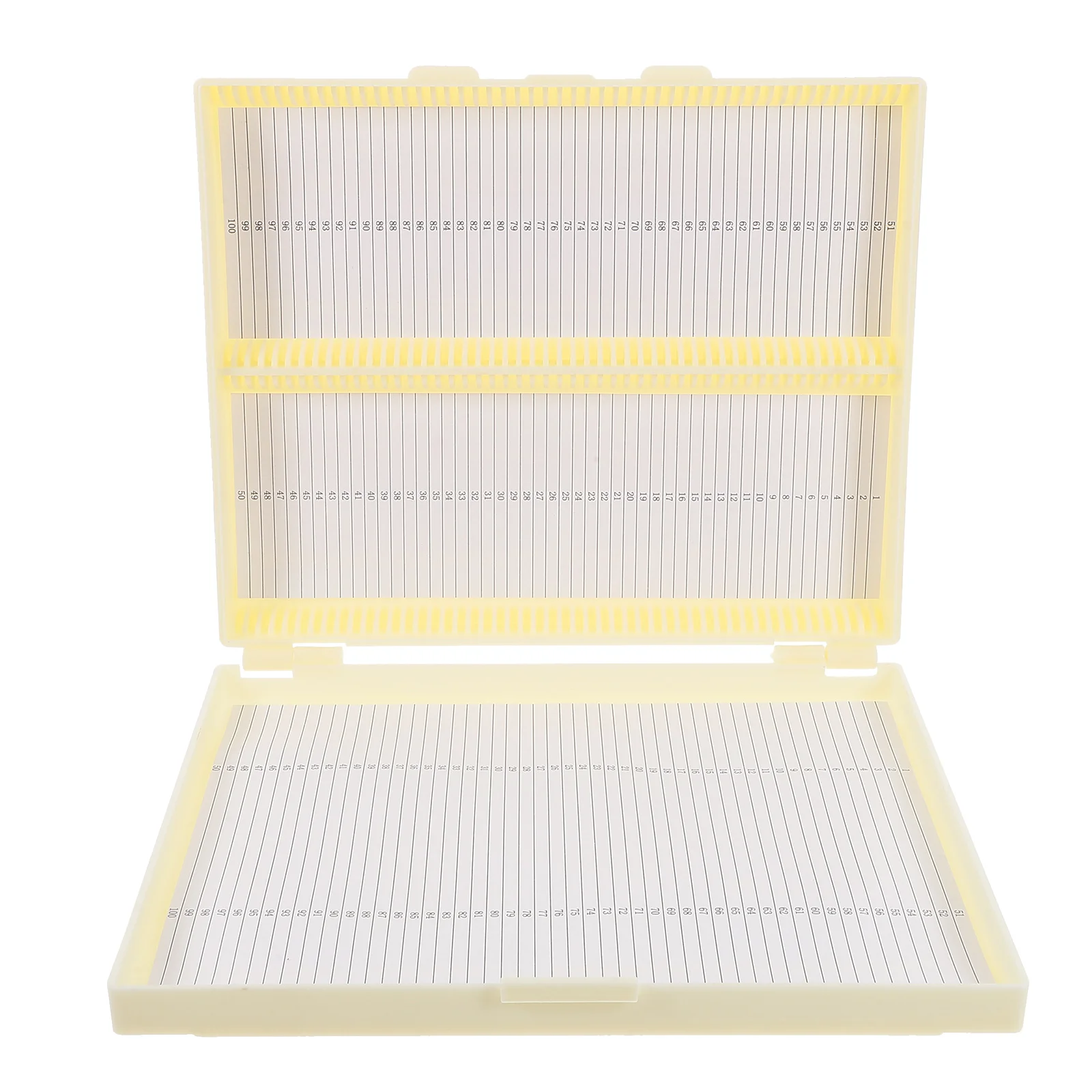 Microscope Slide Box Pathology Biological Plastic Lined Durable Holds Up to Slides Bio Slice Box Slice Cassette 
Microscope Slide Box Pathology Biological Plastic Lined Durable Holds Up to Slides Bio Slice Box Slice Cassette