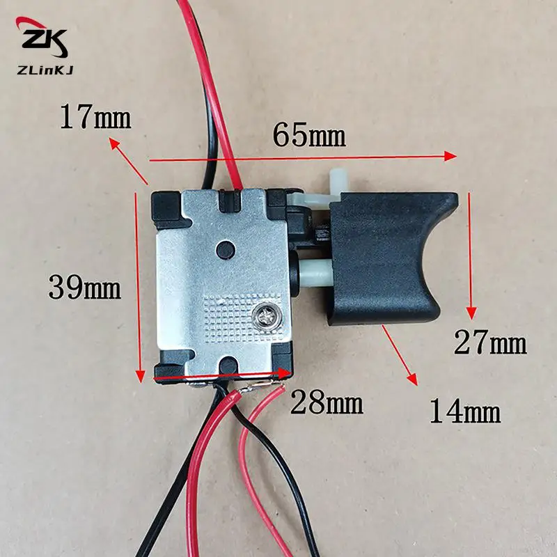 1Pcs Electric Drill Dustproof Speed Control Push Button Trigger Switch DC Cordless Drill Switch
1Pcs Electric Drill Dustproof Speed Control Push Button Trigger Switch DC Cordless Drill Switch