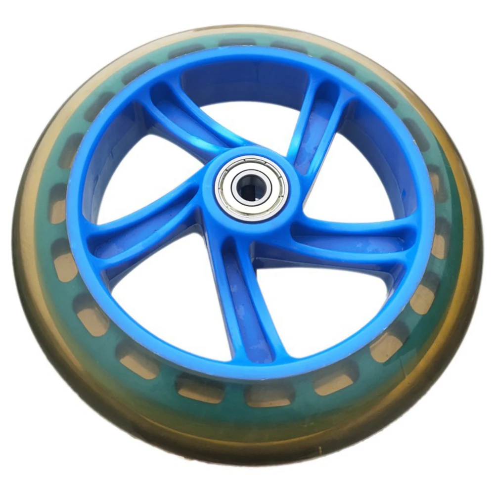 2pcs Scooter Wheel 5 Inch Universal Wheels Wheelchair Front Wheels Bearing 125mm No Slip PU Wheel Children's Scooter Parts
2pcs Scooter Wheel 5 Inch Universal Wheels Wheelchair Front Wheels Bearing 125mm No Slip PU Wheel Children's Scooter Parts