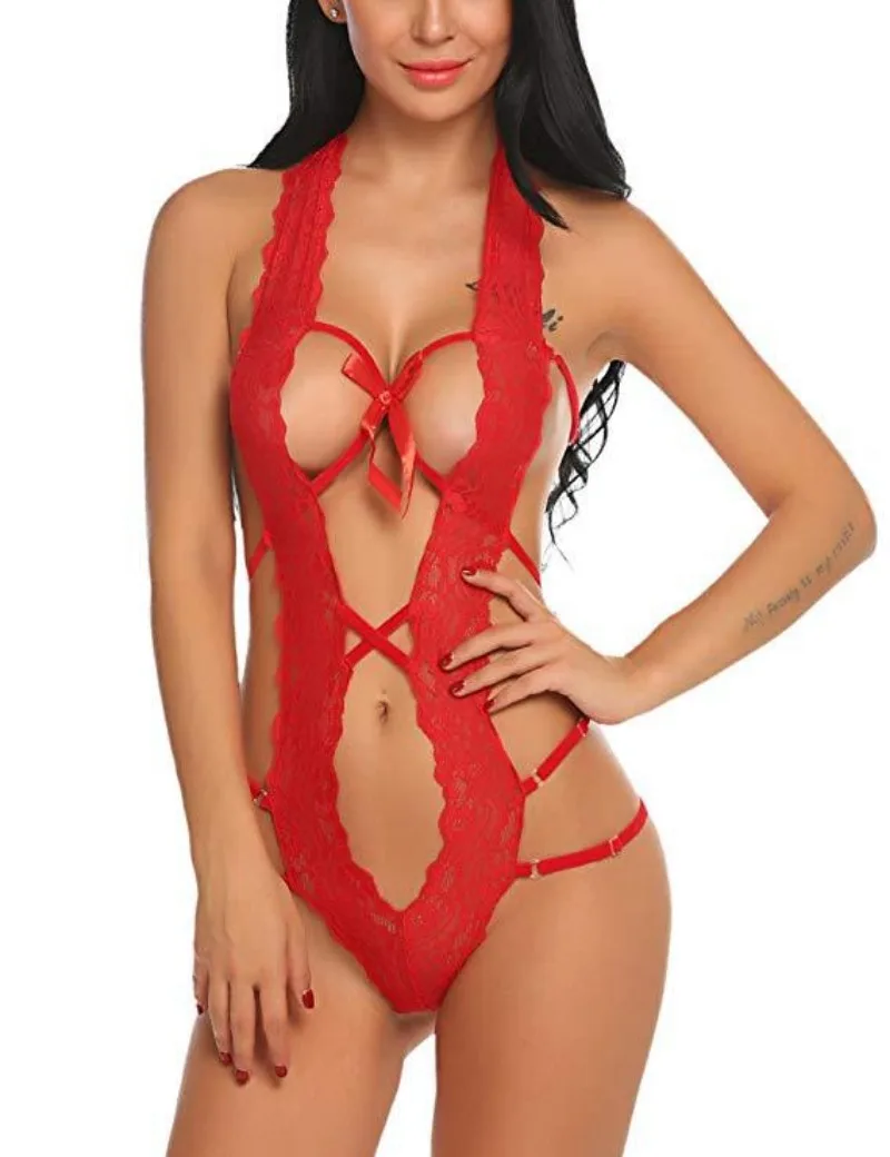 Hot Sale Sexy Onesie Hollow Out Tie Bow Tie One Piece Jumpsuit Fun Underwear Womens Bodysuit Sleepwear Lingerie Body Shaper
Hot Sale Sexy Onesie Hollow Out Tie Bow Tie One Piece Jumpsuit Fun Underwear Womens Bodysuit Sleepwear Lingerie Body Shaper