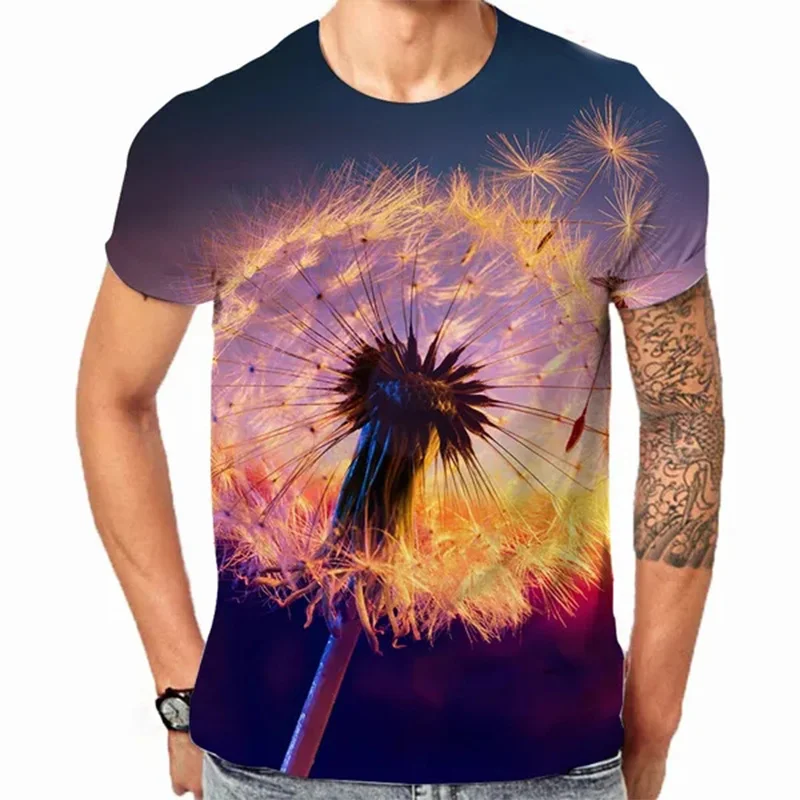 2024 Hot Sale T Shirt For Men Harajuku 3D Printing Dandelion Personality Kids y2k Tops Clothing Streetwear Round Neck T-shirts
2024 Hot Sale T Shirt For Men Harajuku 3D Printing Dandelion Personality Kids y2k Tops Clothing Streetwear Round Neck T-shirts