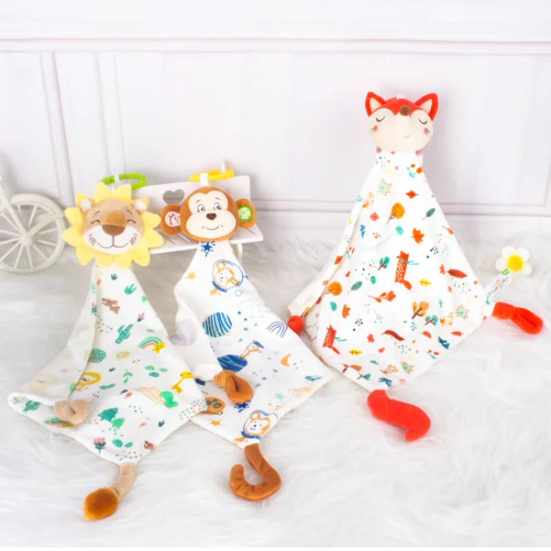 Cotton Animal Stuffed Plush Soothe Appease Comforting Baby Toy Comforter Saliva Towel Baby Soothing Towel
Cotton Animal Stuffed Plush Soothe Appease Comforting Baby Toy Comforter Saliva Towel Baby Soothing Towel