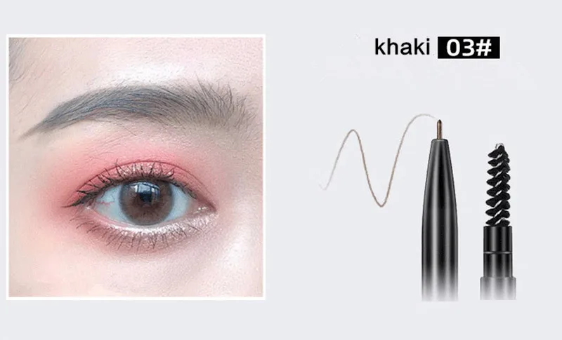 KCKC COLOR Eyebrow Pencil Brow Enhancer Pen Double Fine Head and Brush Long Lasting Eye Brow Definer Cosmetics Easy to Wear 14 S5228ef5b5b9e407eb5b01365fe80db99A