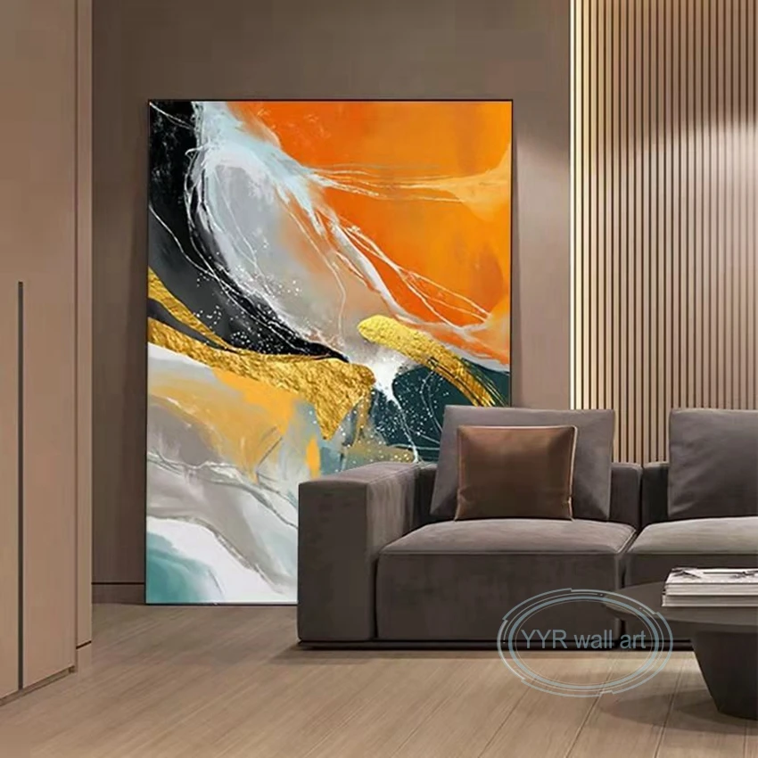 Abstract Gold Foil Acrylic Poster Handmade Oil Painting Canvas Wall Decor Aesthetic Art Mural Living Room Bedroom Hotel Custom
Abstract Gold Foil Acrylic Poster Handmade Oil Painting Canvas Wall Decor Aesthetic Art Mural Living Room Bedroom Hotel Custom