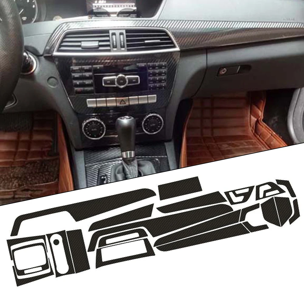 Автомобильная наклейка для-Mercedes Class C W204 5D, узор из углеродного волокна, интерьерная отделка «сделай сам», наклейки для салона автомобиля, аксессуары
Автомобильная наклейка для-Mercedes Class C W204 5D, узор из углеродного волокна, интерьерная отделка «сделай сам», наклейки для салона автомобиля, аксессуары