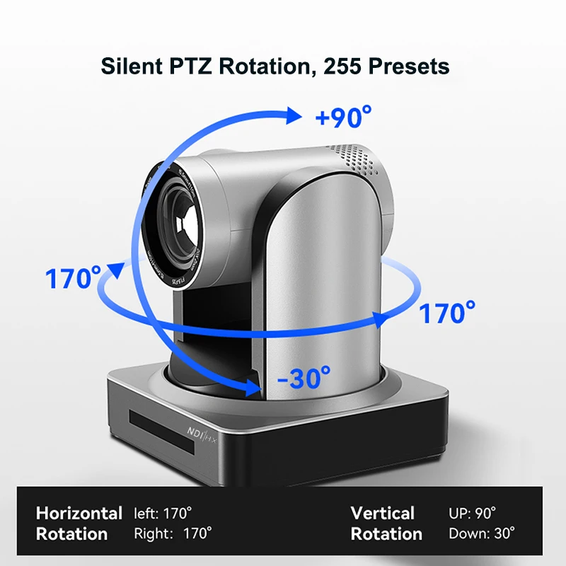 2MP Broadcasting Video Conferencing 30X Optical Zoom NDI PTZ Camera with HDMI SDI LAN 10 2MP Broadcasting Video Conferencing 30X Optical Zoom NDI PTZ Camera with HDMI SDI LAN 4