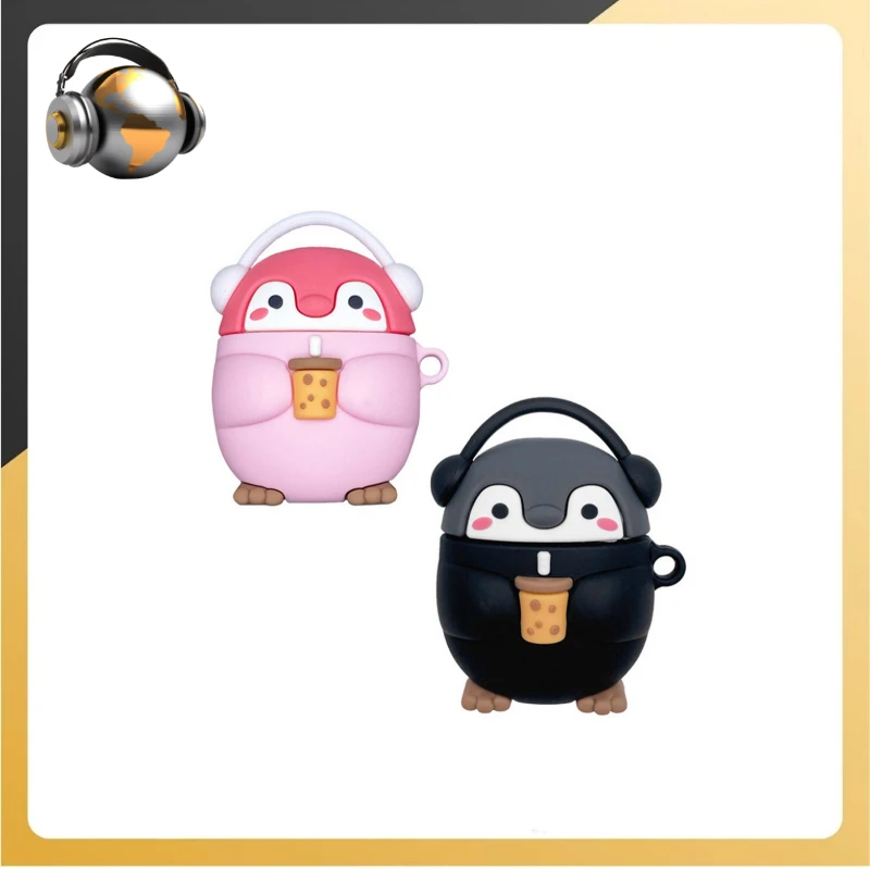 Cute Cartoon Milk Tea Penguin Earphone Cases Wireless Silicone Headset Charging Cover For AirPods 1/2/3/pro Case NEW YEAR'S GIFT
Cute Cartoon Milk Tea Penguin Earphone Cases Wireless Silicone Headset Charging Cover For AirPods 1/2/3/pro Case NEW YEAR'S GIFT