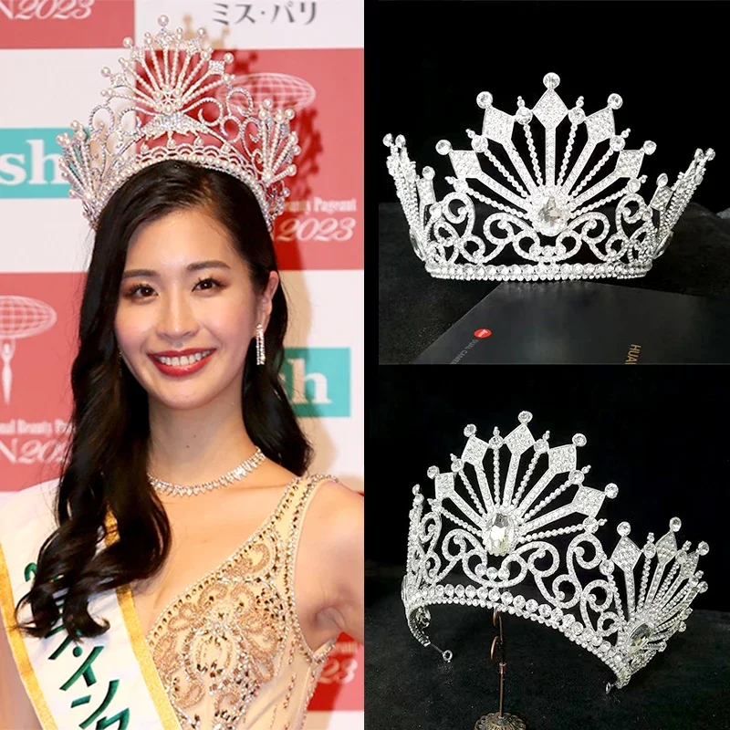 Miss International, японская корона, хрустальный свадебный головной убор для конкурса
Miss International, японская корона, хрустальный свадебный головной убор для конкурса