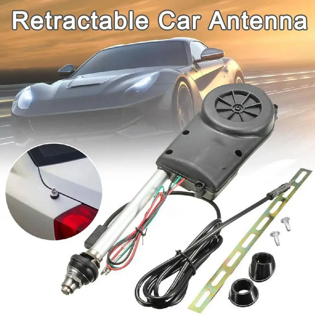 

Universal Car Auto SUV AM FM Radio Electric Power Automatic Aerial Kit 12V Aerials Vehicle Pro Auto Antenna Replacement
