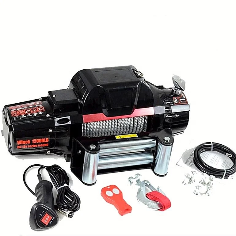 

Rope Waterproof 4x4 12V 12000 lbs Fast Speed Off Road Electric Winches for Sale