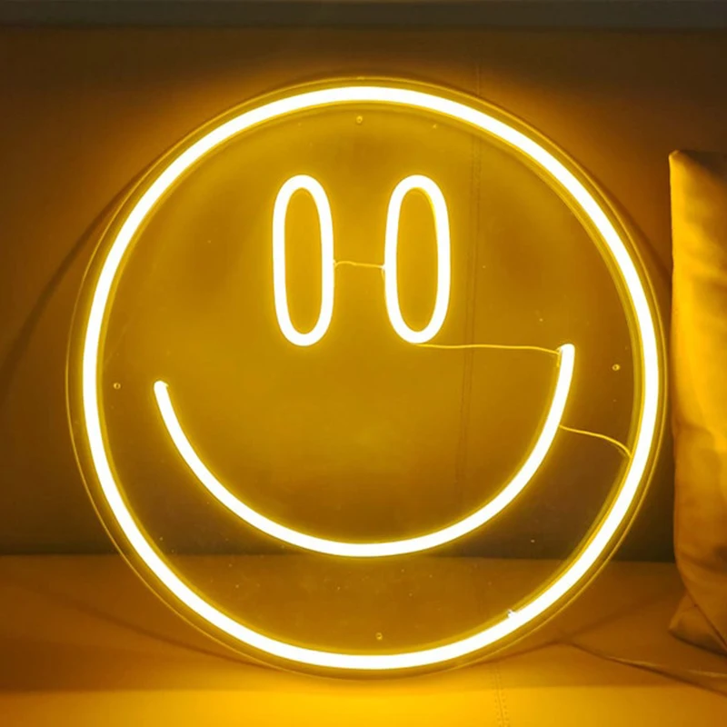 35cm Acrylic Smile Led Neon Sign Light for Kid's Bedroom Hanging Decor Transparent USB Powered Face Night Light Sign Neon Gift
35cm Acrylic Smile Led Neon Sign Light for Kid's Bedroom Hanging Decor Transparent USB Powered Face Night Light Sign Neon Gift