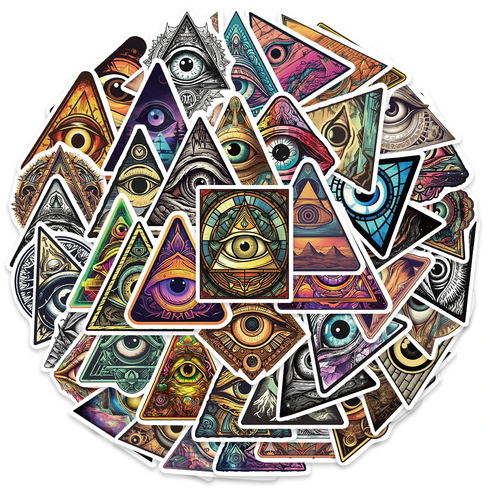 50pcs Waterproof Graffiti Retro Cartoon All Seeing Eyes Stickers For Luggage Guitar Laptop Helmet Phone Car Vinyl Decals
50pcs Waterproof Graffiti Retro Cartoon All Seeing Eyes Stickers For Luggage Guitar Laptop Helmet Phone Car Vinyl Decals
