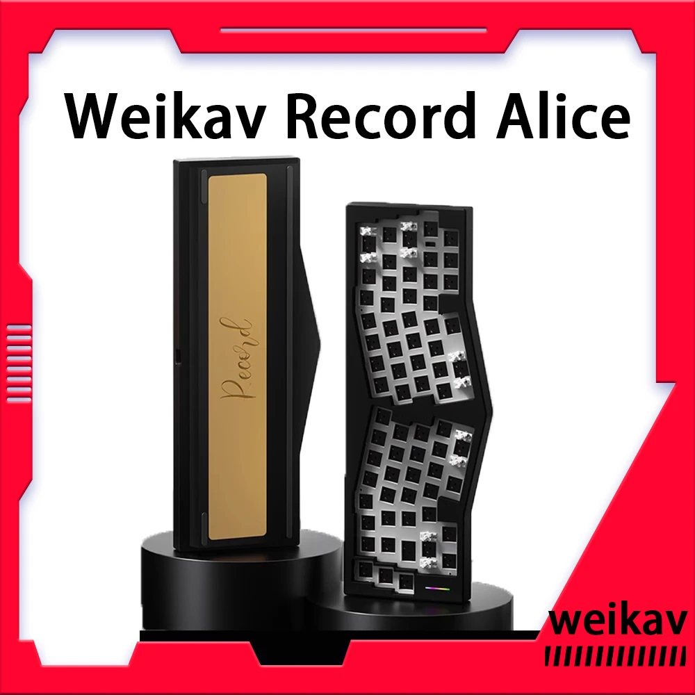 Weikav Record Alice Keyboard Kit Tri Mode Rgb Gaming Kit Customized Mechanical Aluminium Keyboard Kit For Win Office Gift
Weikav Record Alice Keyboard Kit Tri Mode Rgb Gaming Kit Customized Mechanical Aluminium Keyboard Kit For Win Office Gift
