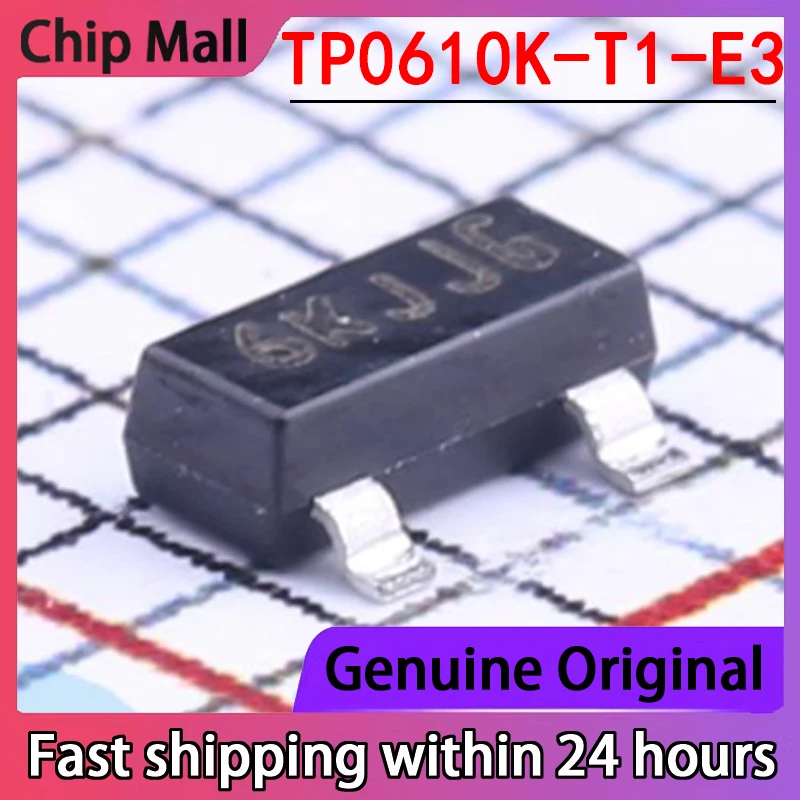 

10PCS New TP0610K-T1-E3 Screen Printed 6K * * SOT23 P-channel 60V 185mA Field-effect Transistor