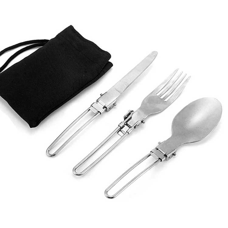 Portable Folding Knife Fork Spoon Dinnerware 3 Pieces Outdoor Travel Stainless Steel Folding Tableware Picnic Dinner Set
Portable Folding Knife Fork Spoon Dinnerware 3 Pieces Outdoor Travel Stainless Steel Folding Tableware Picnic Dinner Set