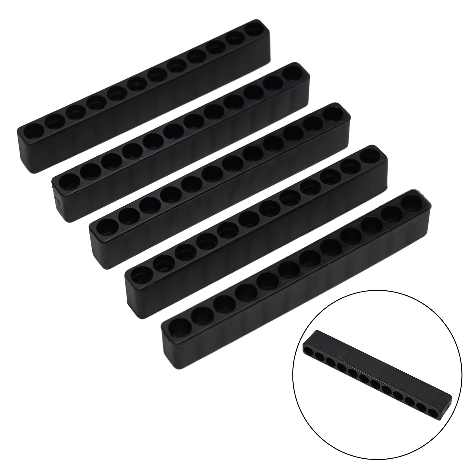 5pcs Screwdriver Bits Holder Storage Shelf 12 Hole 1/4'' Hex Shank Drill Bit Organizer For Electric Drill Tools Accessories
5pcs Screwdriver Bits Holder Storage Shelf 12 Hole 1/4'' Hex Shank Drill Bit Organizer For Electric Drill Tools Accessories