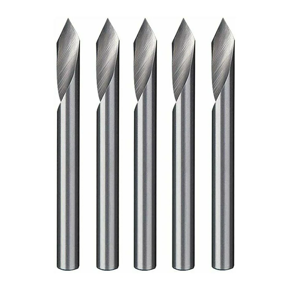 5pcs 1/8"Single Edge Tungsten Steel Spiral CNC Milling Cutter 20 Deg V Groove Engraving Tool Flat Bottom CNC Spiral Router Bit
5pcs 1/8"Single Edge Tungsten Steel Spiral CNC Milling Cutter 20 Deg V Groove Engraving Tool Flat Bottom CNC Spiral Router Bit