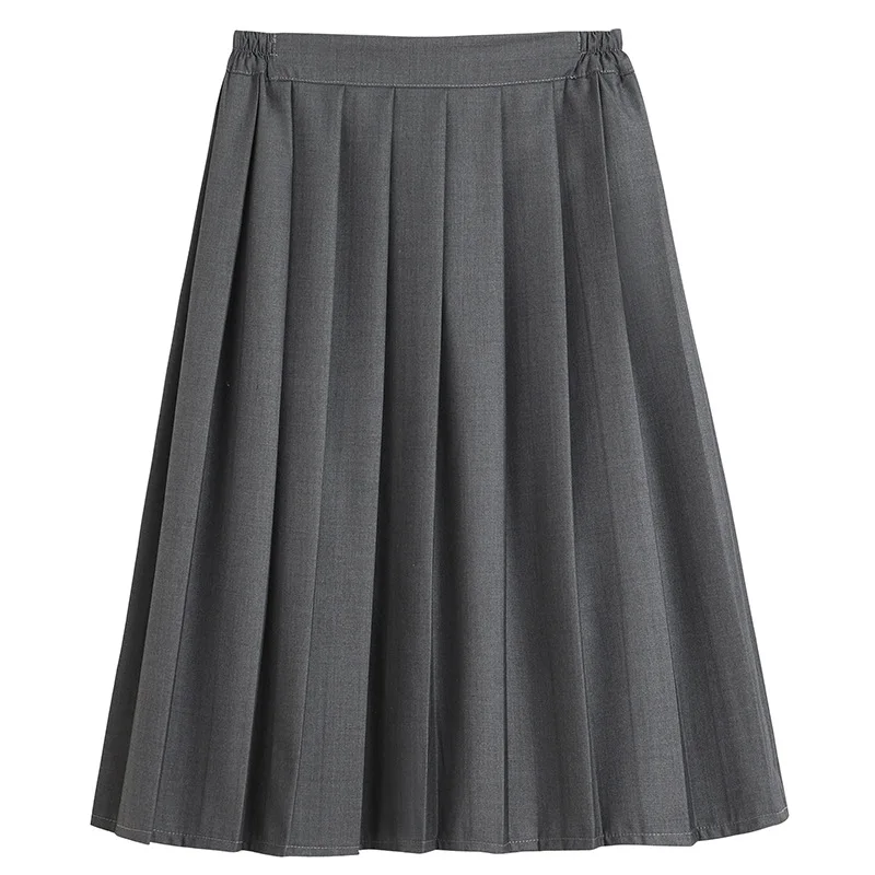 Basic Jk Ladies Skirt 2022 Summer Women's A-line Skirt Elastic Waist Dark Gray Pleated Skirt College Style Skirt Woman Skirts
Basic Jk Ladies Skirt 2022 Summer Women's A-line Skirt Elastic Waist Dark Gray Pleated Skirt College Style Skirt Woman Skirts