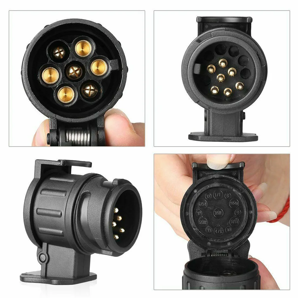 European-style Trailer RV Tractor Off Road Vehicle Power Plug Interface Modified Socket Adapter 13 Cores To 7 Pin Hole Accessory
European-style Trailer RV Tractor Off Road Vehicle Power Plug Interface Modified Socket Adapter 13 Cores To 7 Pin Hole Accessory
