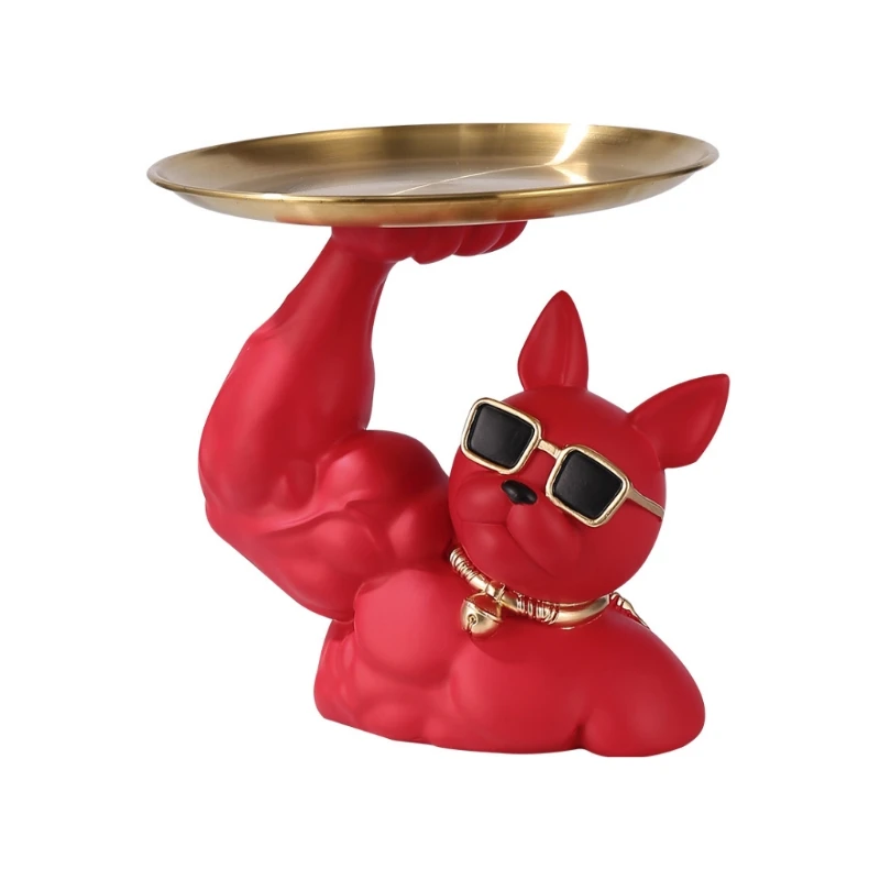 Статуэтка бульдога для скульптуры на подносе, статуя для хранения на столе, смола для ключей, ювелирных изделий
Статуэтка бульдога для скульптуры на подносе, статуя для хранения на столе, смола для ключей, ювелирных изделий