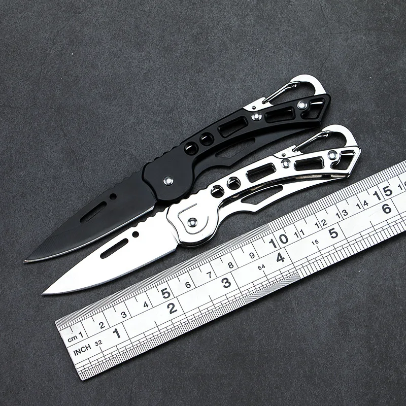 

Knife For Men Folding Stainless Steel Pocket Knives Keychain Self Defense EDC Survival Portable Mini Outdoor Hunting Multitool