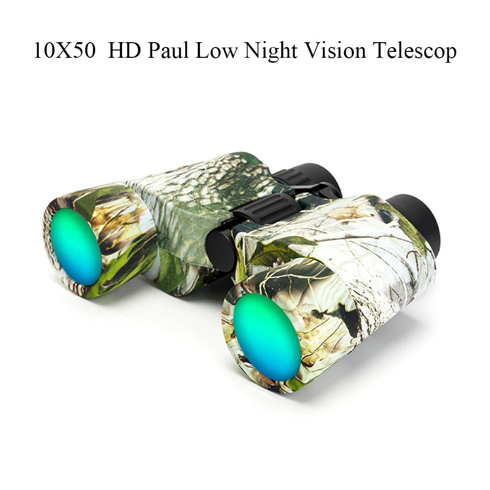 

10X50 Paul BAK4 FMC Optics Low Light Vision Telescope HD Powerful Binoculars For Hunting Sports Outdoor Camping Travel