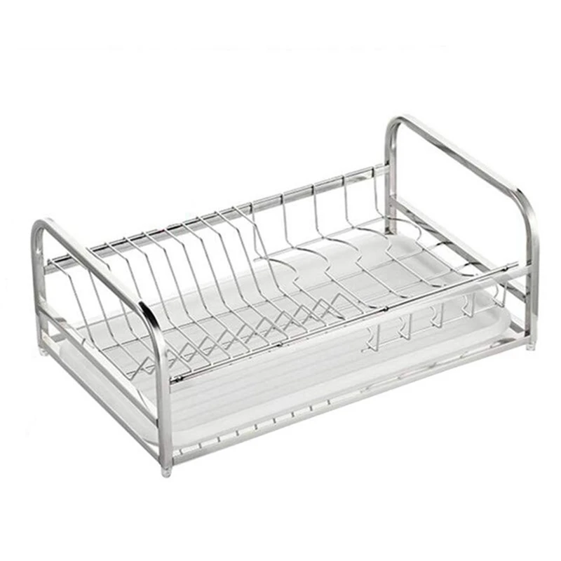 Stainless Steel Dish Rack Kitchen Dry Dish Rack Household Dishwashing Single Layer Drain Stand Tableware Storage Rack
Stainless Steel Dish Rack Kitchen Dry Dish Rack Household Dishwashing Single Layer Drain Stand Tableware Storage Rack