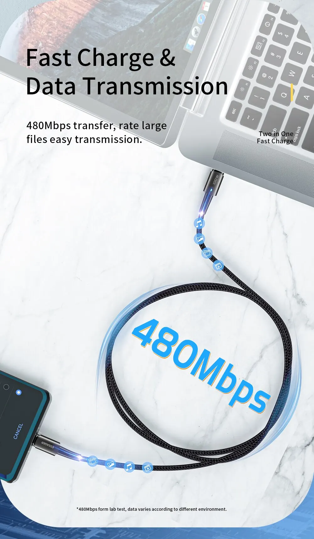 PD100W Type C C to C Cable Fast Charge Mobile Cell Phone Charging Cord Wire for Xiaomi, Samsung, Huawei, MacBook, iPad 5 Mallzona PD100W Type C C to C Cable Fast Charge Mobile Cell Phone Charging Cord Wire for Xiaomi, Samsung, Huawei, MacBook, iPad Mallzona