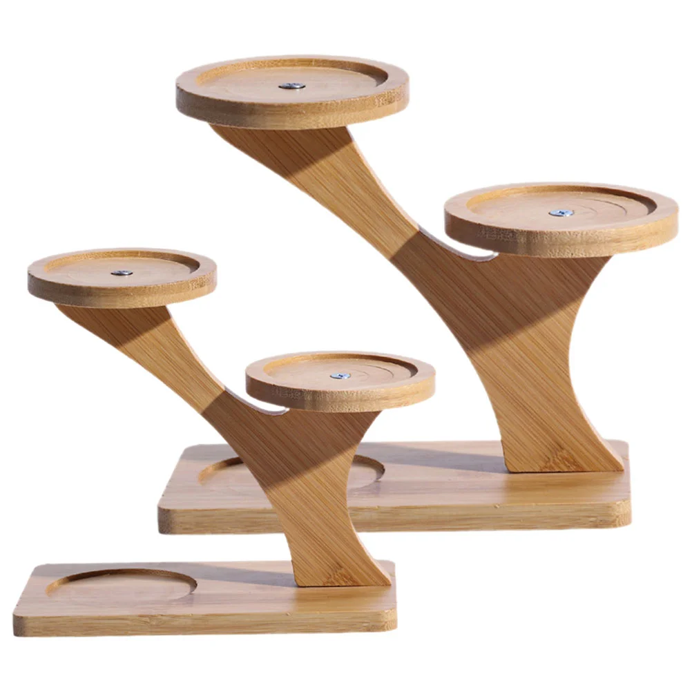 2 Pcs Desktop Shelf Bamboo Tray Flower Pot Holder Succulent Windowsill Plant Stands
2 Pcs Desktop Shelf Bamboo Tray Flower Pot Holder Succulent Windowsill Plant Stands