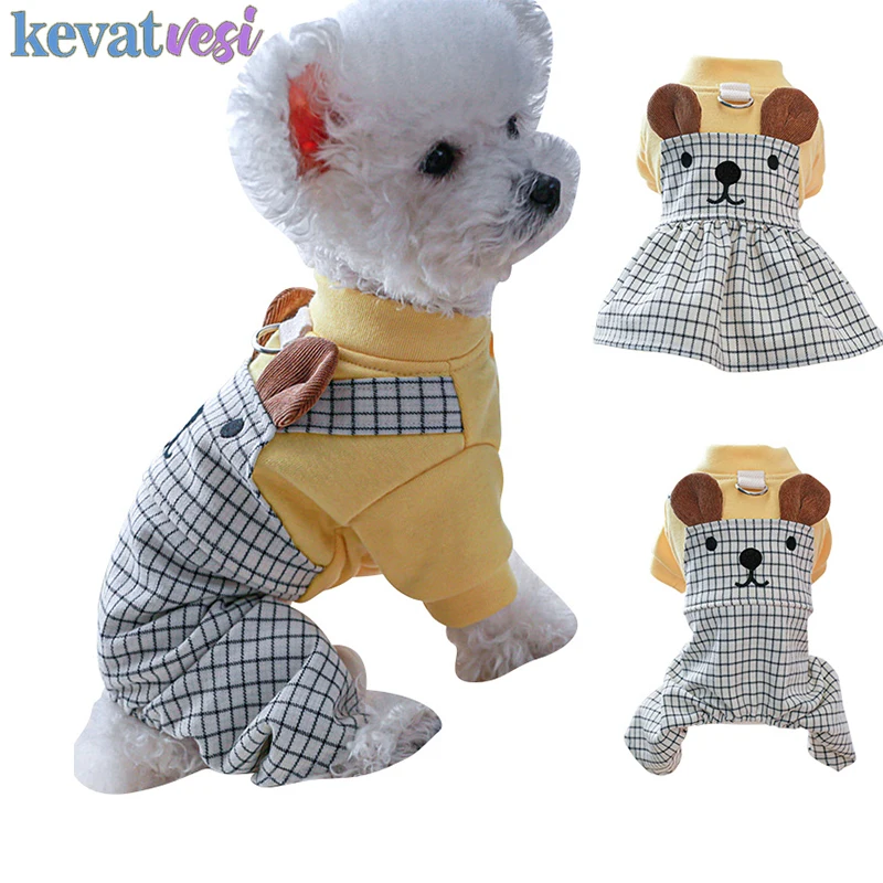 Dog Jumpsuit Girl Dogs Dress with Leash Ring Cartoon Bear Ears Clothing for Puppy Cat Spring Autumn Pet Clothes Pets Supplies
Dog Jumpsuit Girl Dogs Dress with Leash Ring Cartoon Bear Ears Clothing for Puppy Cat Spring Autumn Pet Clothes Pets Supplies