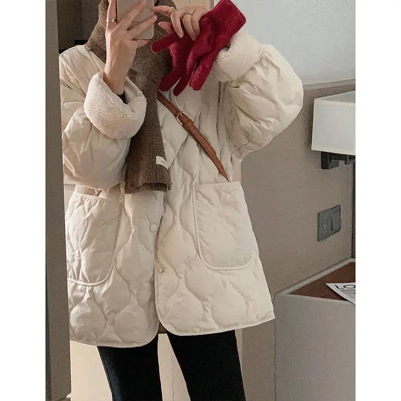 Autumn and Winter Korean Gentle Wind Cotton-padded Jacket 2022 New Female Rhombock Warm Cotton-padded Jacket
Autumn and Winter Korean Gentle Wind Cotton-padded Jacket 2022 New Female Rhombock Warm Cotton-padded Jacket