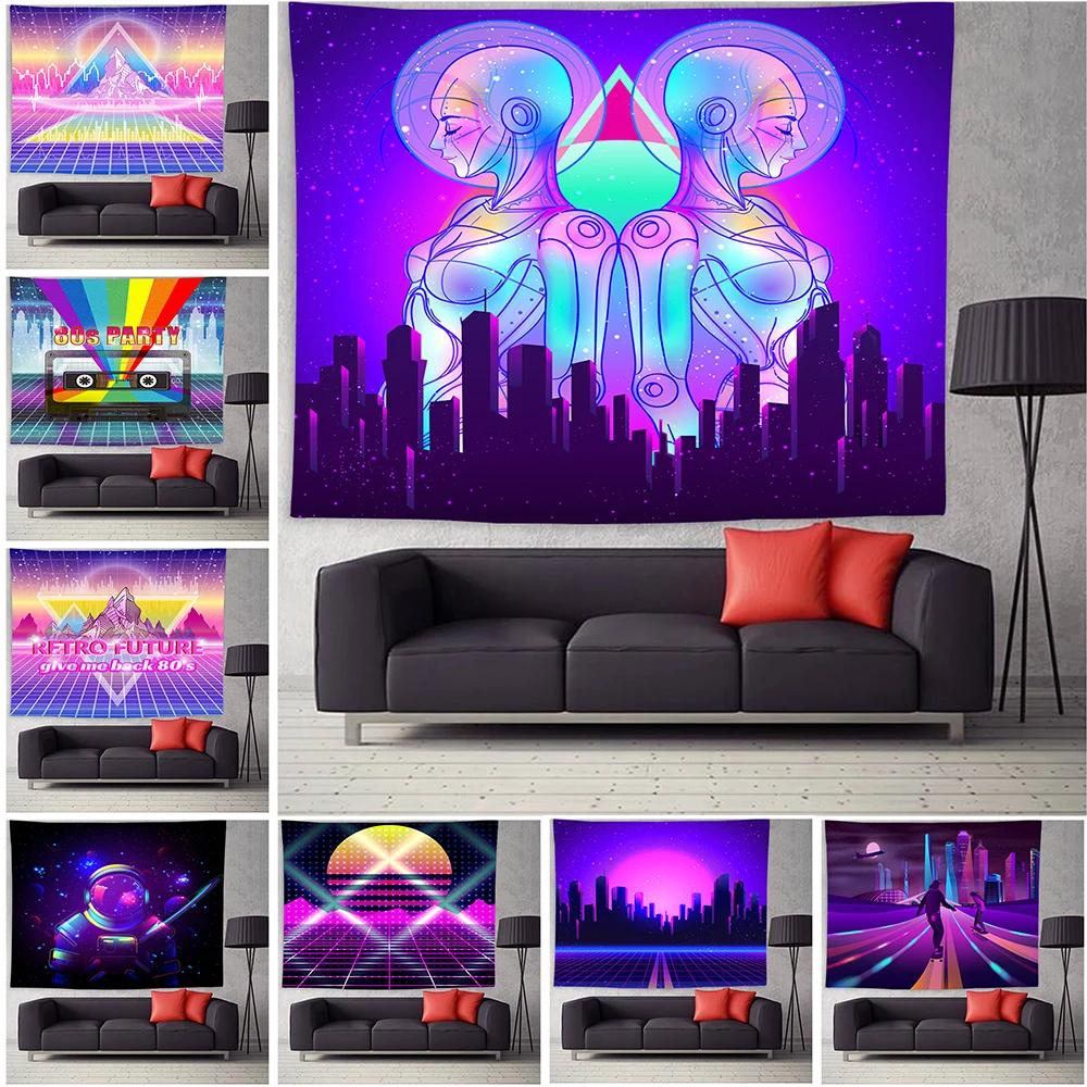 3D Tapestry Wall Hanging Science Future Fiction Style Wall Tapestries Modern City Bedroom Background Cloth Aesthetic Room Decor
3D Tapestry Wall Hanging Science Future Fiction Style Wall Tapestries Modern City Bedroom Background Cloth Aesthetic Room Decor