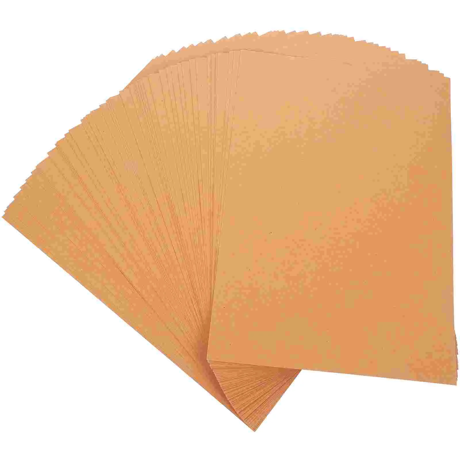 

100 Sheets Cardstock Painting DIY Tools Material Paper Blank Papers Origami Brown Projects Accessories Child Materials