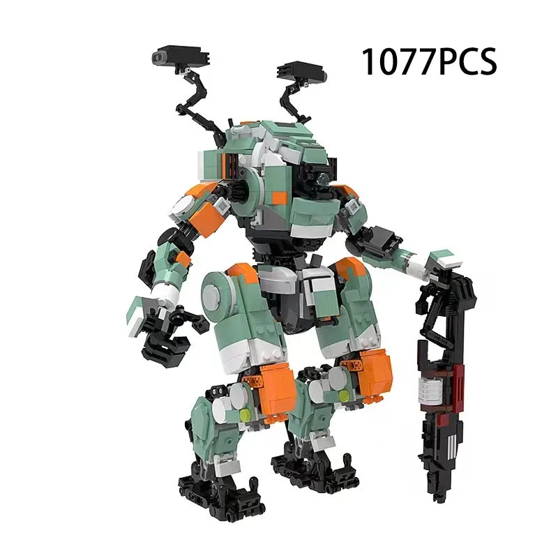 Mecha BT-7274 Vanguard Titan Building Blocks Set Titanfalls Robot Action Figure Model Kit Bricks Decoration Adult Kids Toys Gift
Mecha BT-7274 Vanguard Titan Building Blocks Set Titanfalls Robot Action Figure Model Kit Bricks Decoration Adult Kids Toys Gift