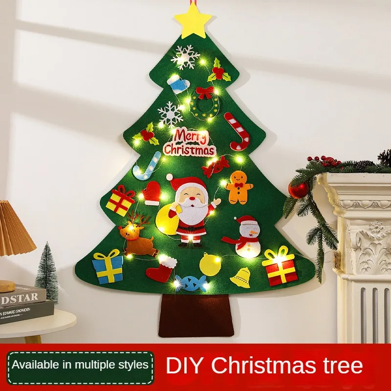 Felt Christmas tree Christmas decorations Christmas tree puzzle children DIY pendant three-dimensional Christmas tree
Felt Christmas tree Christmas decorations Christmas tree puzzle children DIY pendant three-dimensional Christmas tree