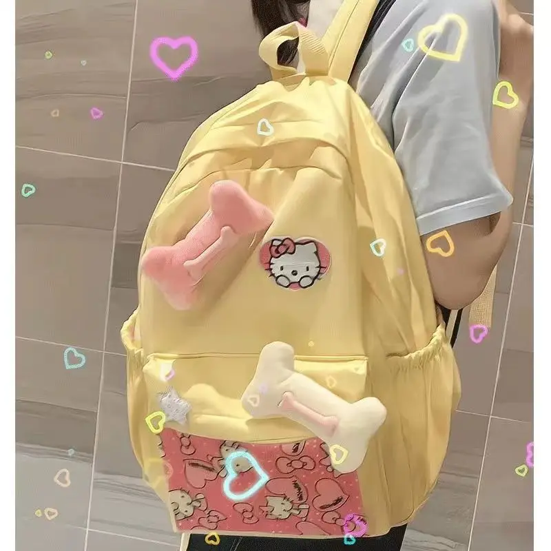 Japanese Korean Kawaii Cute Bones High Capacity Student Schoolbags 2023 New College Spliced Women's Backpack Cartoon Travel Bag
Japanese Korean Kawaii Cute Bones High Capacity Student Schoolbags 2023 New College Spliced Women's Backpack Cartoon Travel Bag