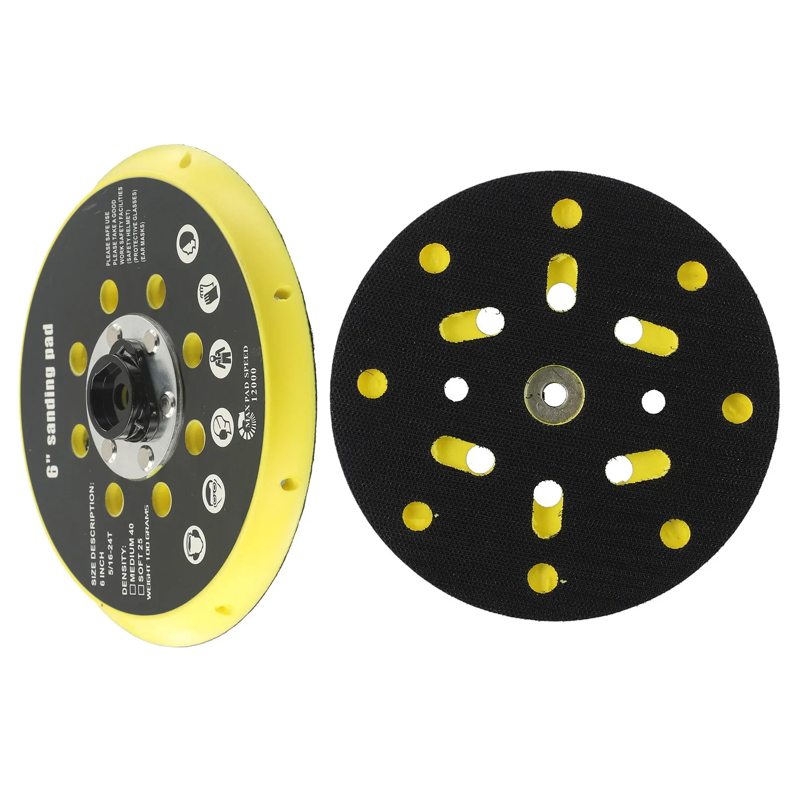 150mm Sander Backing Pad 17 Holes Sanding Disc 6 Inch For Orbital Sander Grinding Pad Replacement Sander Pad Practical
150mm Sander Backing Pad 17 Holes Sanding Disc 6 Inch For Orbital Sander Grinding Pad Replacement Sander Pad Practical