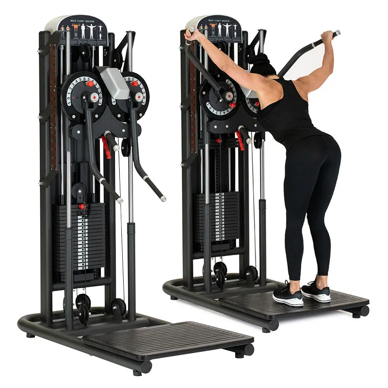 

Factory Direct Sales Lateral Raise Machine Multi Functional Gym Pin Load Machines Standing Multi Flight