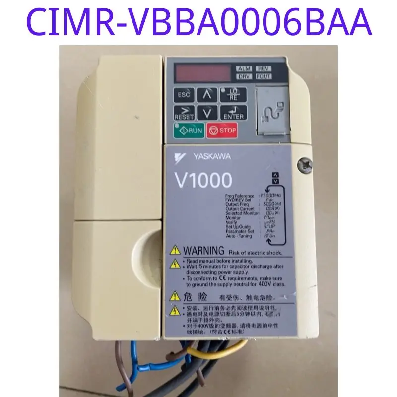 Б/у преобразователь частоты V1000 CIMR-VBBA006BAA 1,1 220 кВт в, проверка работоспособности в целости
Б/у преобразователь частоты V1000 CIMR-VBBA006BAA 1,1 220 кВт в, проверка работоспособности в целости